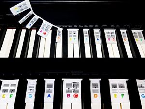 Misopily Étiquettes amovibles pour clavier de piano