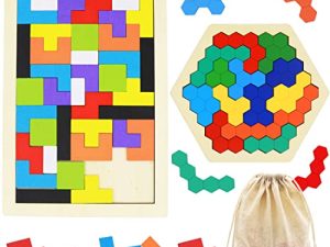 Lot de 2 blocs de puzzle russes