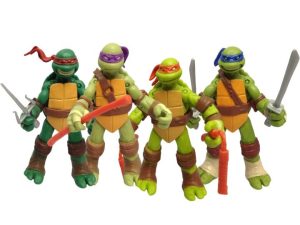 pour figurines d'action Tortues Ninja