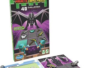 ThinkFun Minecraft Puzzle de voyage magnétique Jeu