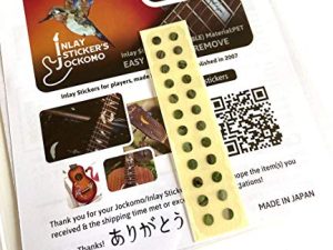 Marqueurs de frettes autocollants incrustés pour guitares