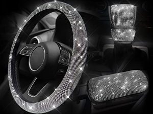 Ensemble d'accessoires de voiture Bling pour femme