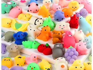 80pcs Mochi Squishy Toys