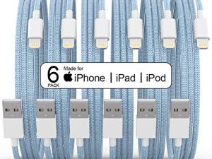 Lot de 6 chargeurs iPhone d'origine [certifiés