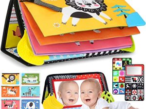 Tummy Time Mirror Jouets pour bébé avec
