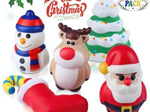 Les jouets spongieux de Noël comprennent le