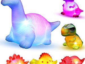 Lot de 6 jouets de bain dinosaures