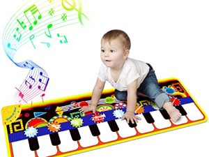 Tapis musicaux RenFox pour enfants avec 25