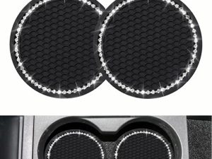 2PCS Bling Car Cup Coaster