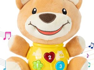 Bébé ours en peluche jouets musicaux pour