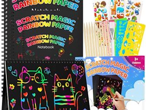 UCIDCI Scratch Paper Art - Lot de