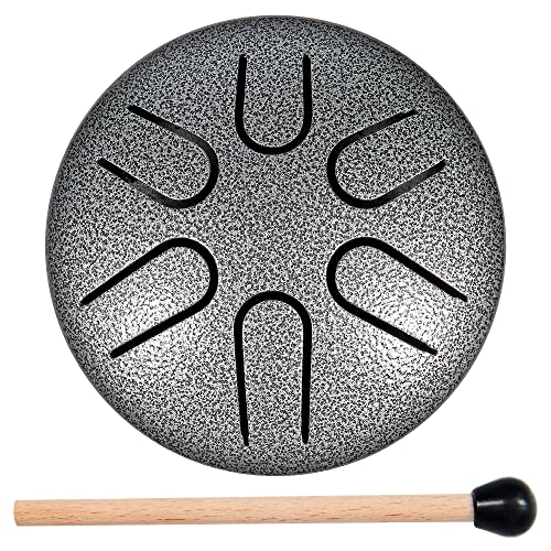 Handpan Drum 10 Notes 440Hz - Acier 1.2mm, 22 Pouces, Avec Sac, Support Et Mailloches - Bleu