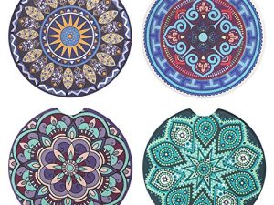 Vaincre Lot de 4 sous-verres de voiture