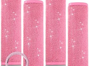Frienda 4 Pièces Bling Bling Strass Cuir