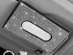 SoSickWithIt Bling Porte-Mouchoirs de Voiture