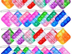 26PCS Mini Pop Fidget Toys Pack Push