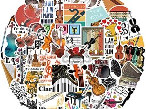 Lot de 52 autocollants pour instruments de