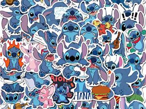 Lilo & Stitch Caroon Stickers 50pcs Vinyle
