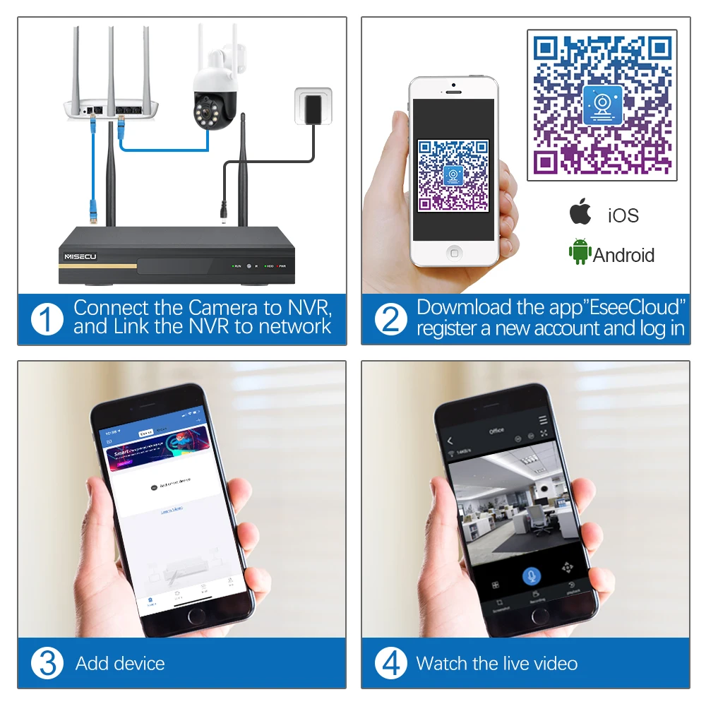 Accès facile via une application mobile