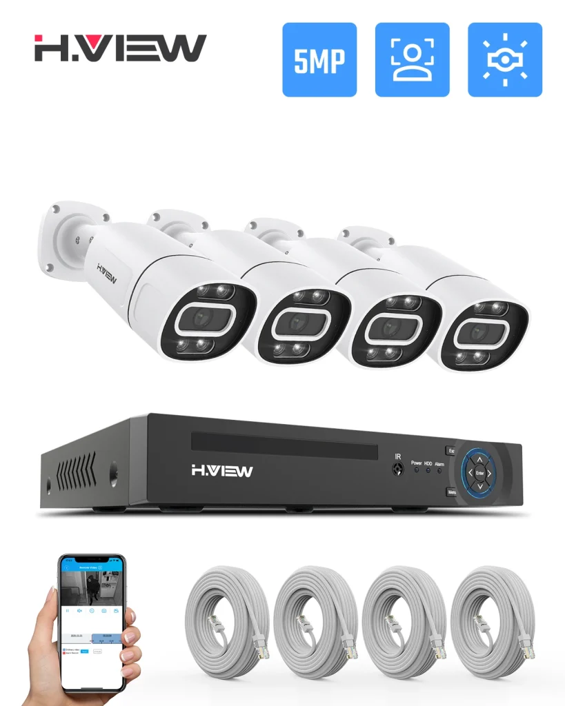 « H.VIEW – Caméra IP de vidéosurveillance 8CH » – Test et Avis