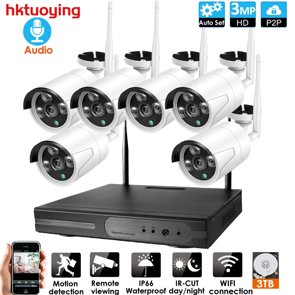 « Kit NVR sans fil avec vision nocturne pour vidéosurveillance » – Test et Avis