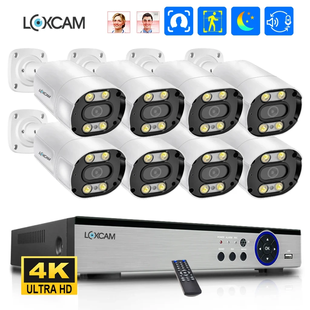 « Kit caméra sécurité 8 canaux 4K » – Test et Avis