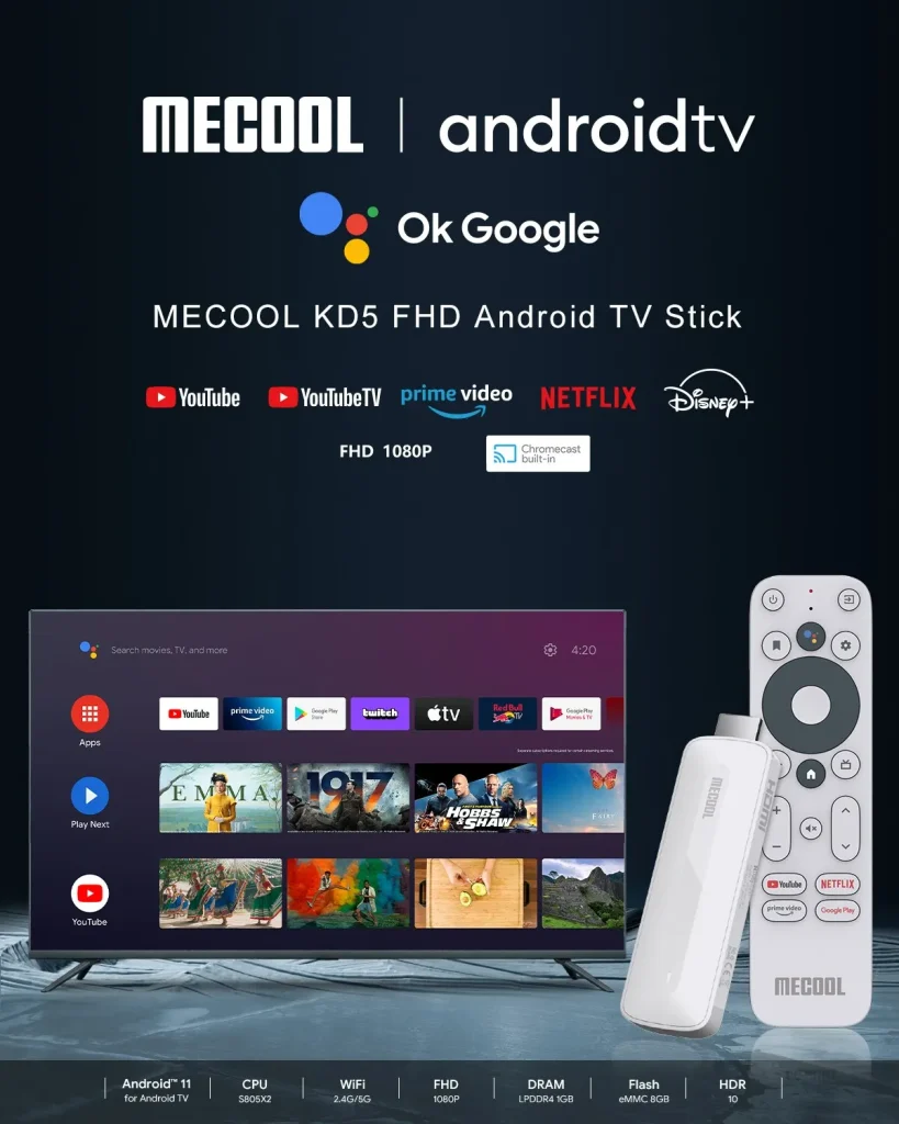 Mecool KD5: Android 11 Smart TV Box. – Test et Avis