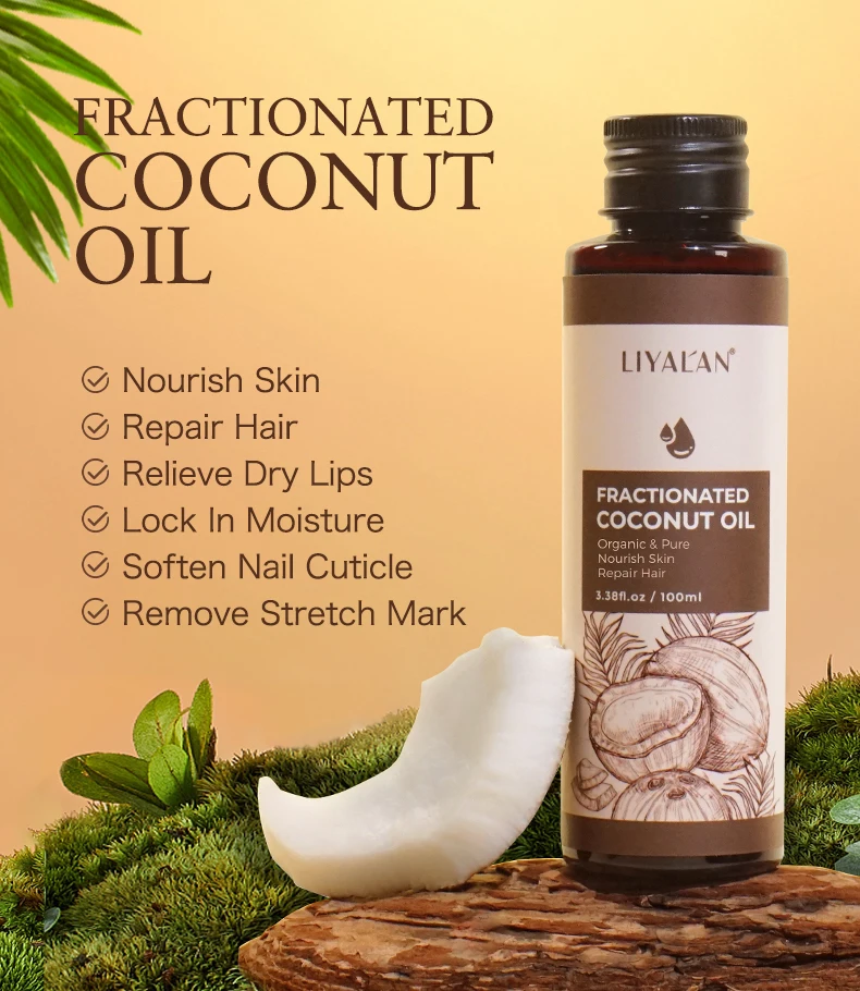 Huile de coco fractionnée