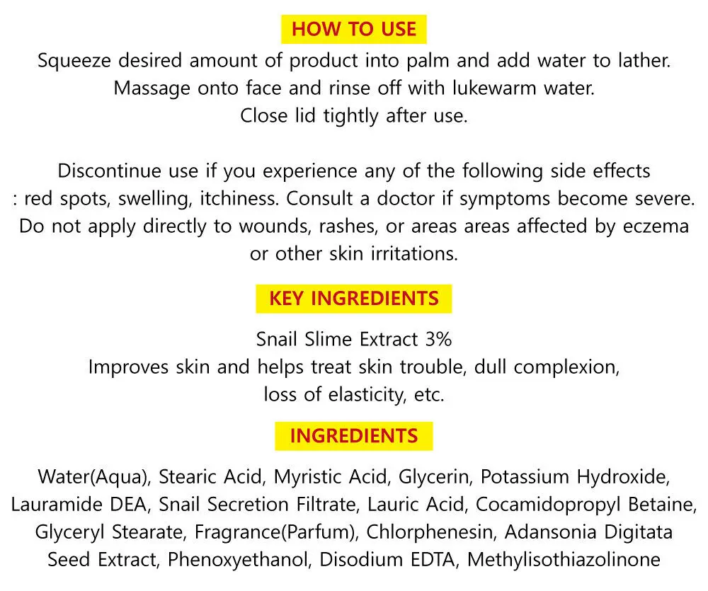 Missha Super Aqua Cell Renew Mousse nettoyante pour escargot