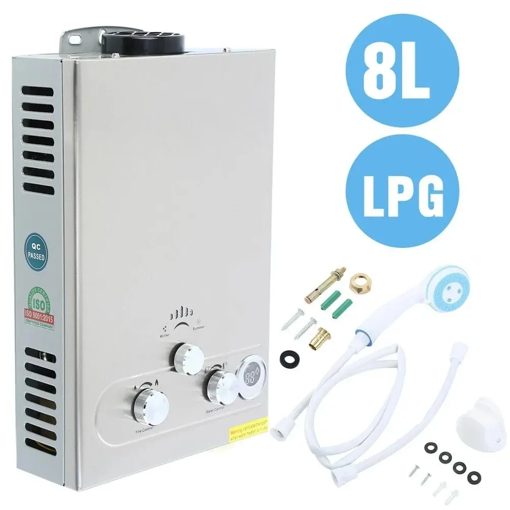 Chauffe-eau instantané GPL 8L
