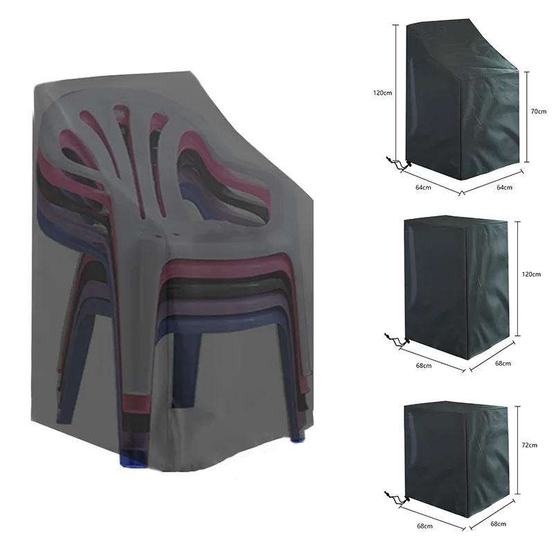 Housse anti-poussière pour chaise empilée