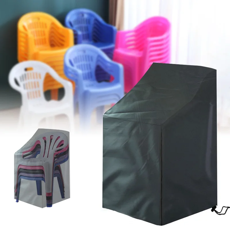 Housse anti-poussière pour chaise empilée