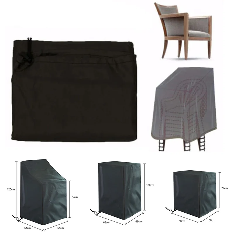 Housse anti-poussière pour chaise empilée
