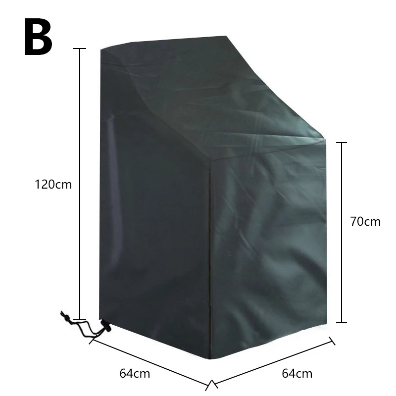 Housse anti-poussière pour chaise empilée