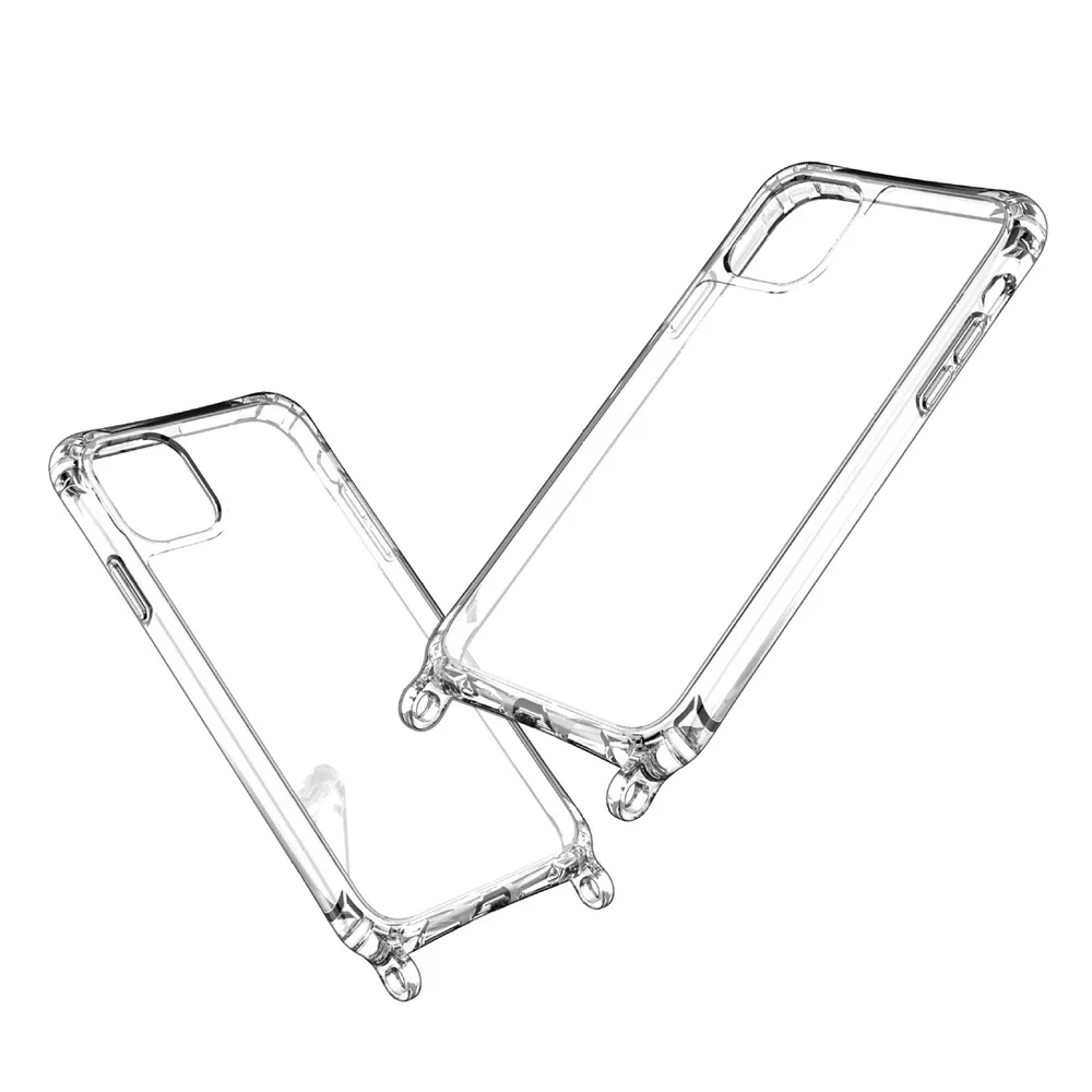 Coque de téléphone antichoc transparente
