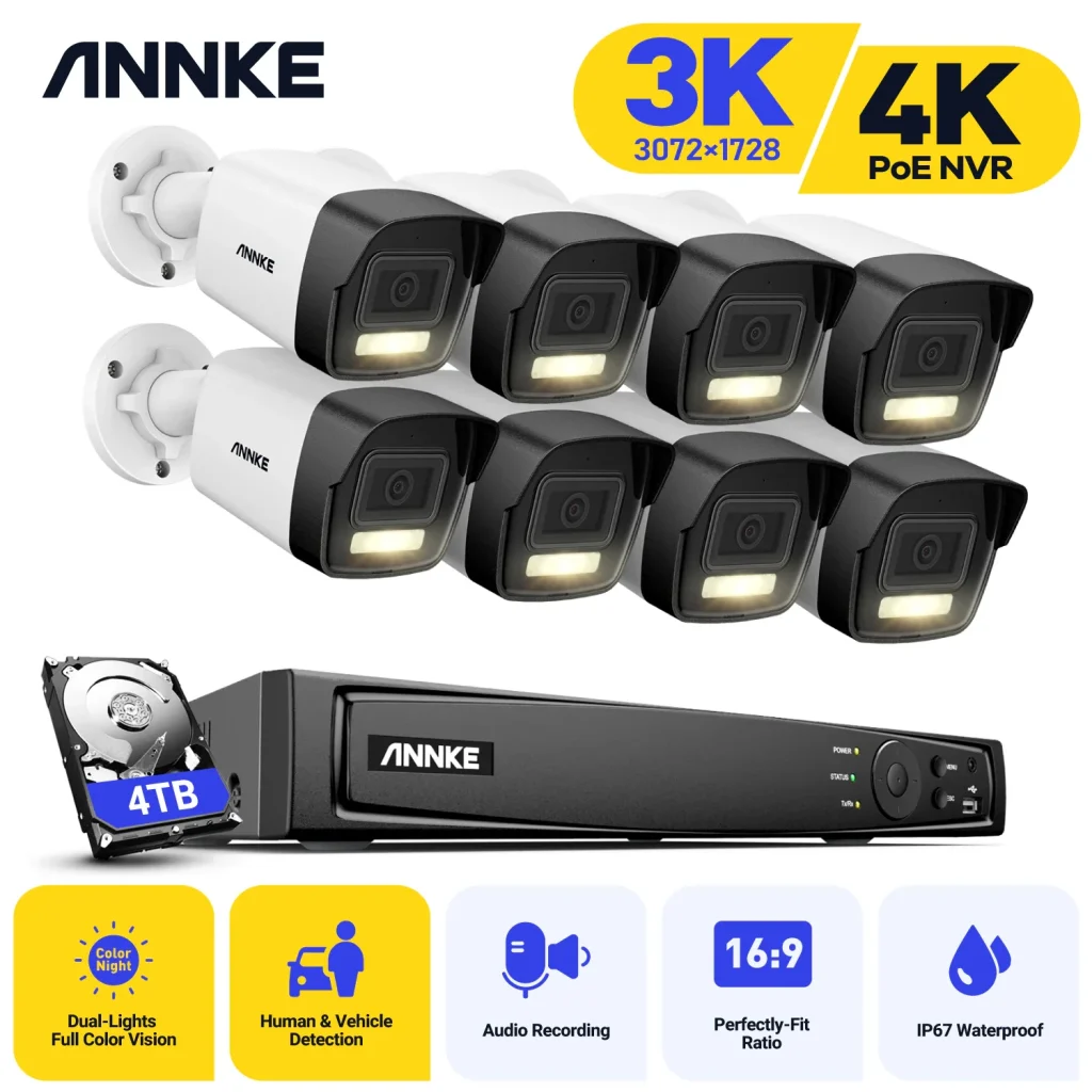 « ANNKE – Système de sécurité vidéo en réseau Ultra HD 5MP, 8 canaux » – Test et Avis