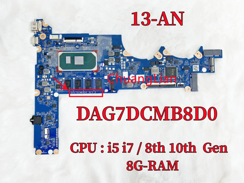 Carte mère HP Pavilion pour ordinateur portable avec i5/i7, 8e/10e génération et 8GB de RAM – Test et Avis