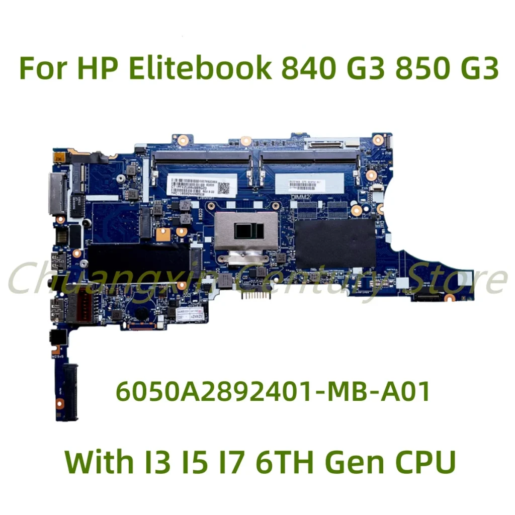 « Carte mère pour HP Elitebook 840/850 G3 : i3/i5/i7 CPU, 100% testée » – Test et Avis