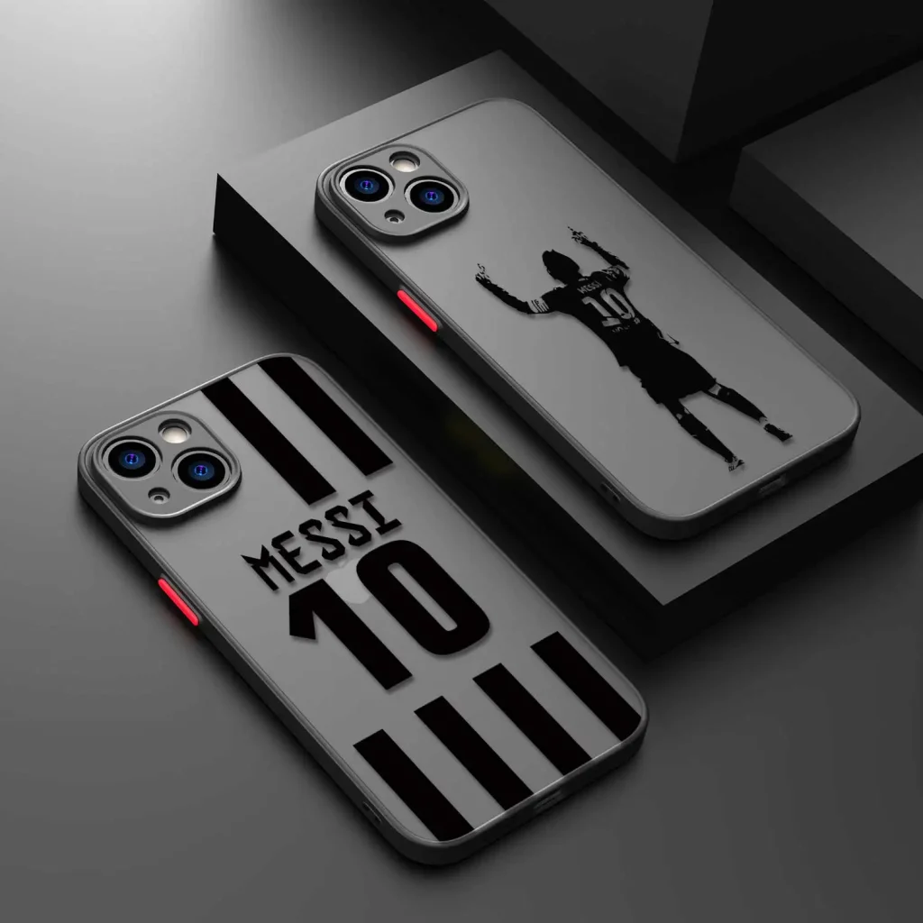 Coque de téléphone avec sourire étoilé pour L-Messi-10 – Test et Avis