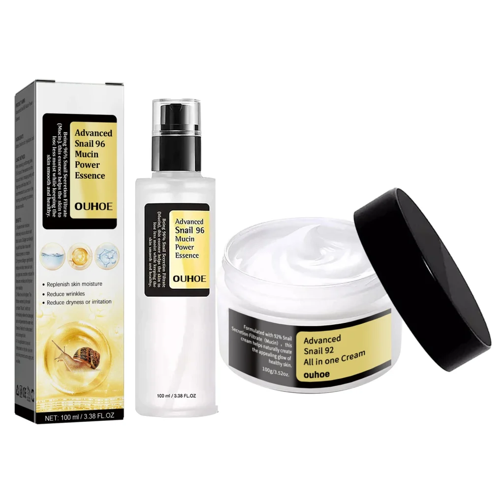 Crème réparatrice visage : escargot, anti-rides, éclaircissant. – Test et Avis