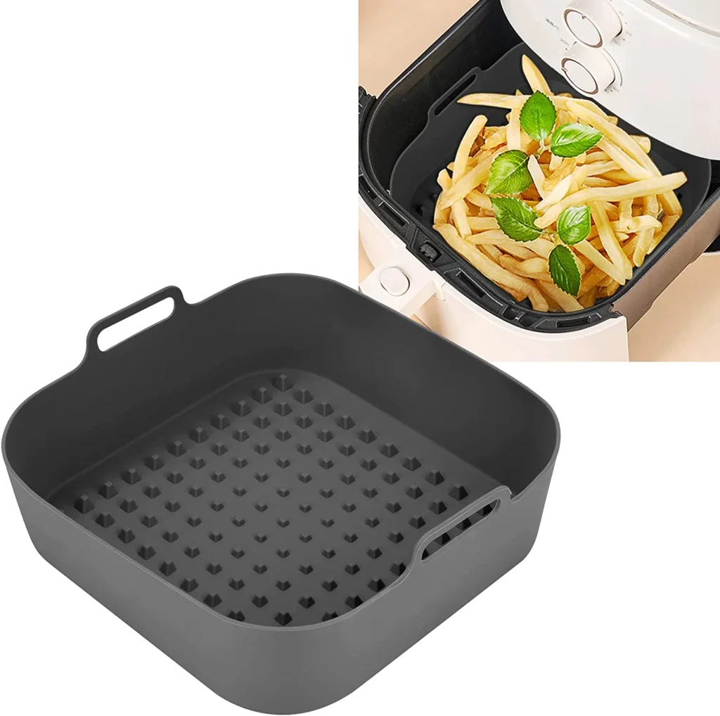 Doublures carrées réutilisables pour friteuse à air. – Test et Avis