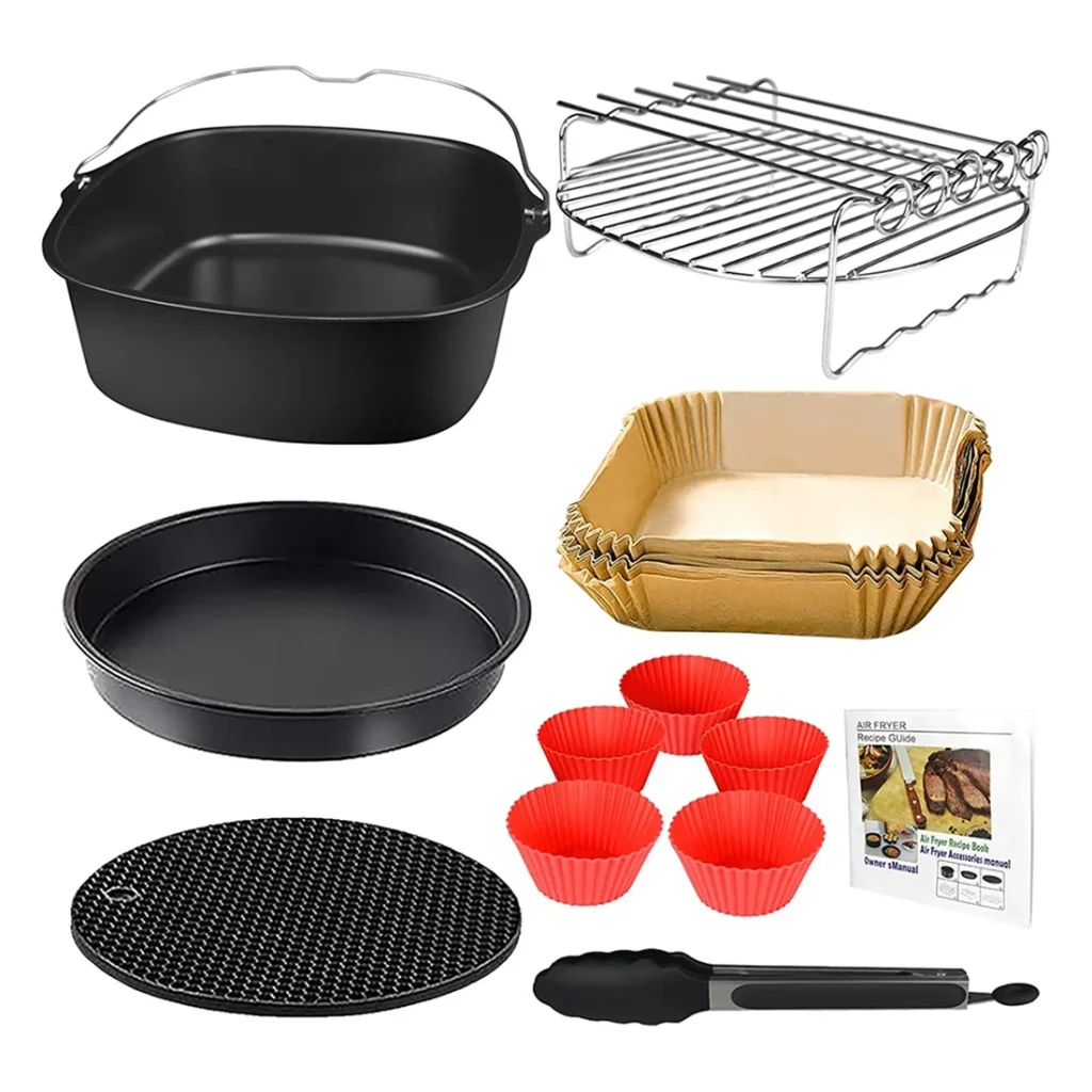 Ensemble d’accessoires pour friteuse à air. – Test et Avis