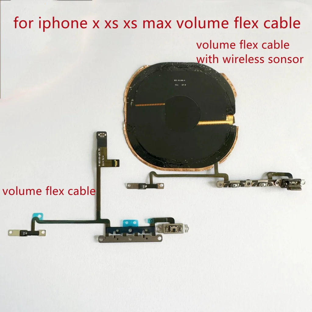 « Flex Volume Cable for iPhone with Wireless Charging, NFC Coil, Mute Button, for iPhone X, XS, XR, 1PCS Wholesales » – Test et Avis