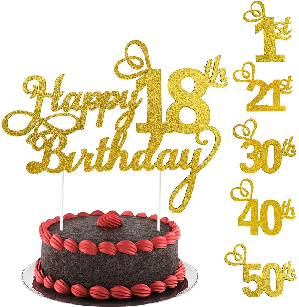 « Fournitures de fête pour anniversaires spéciaux » – Test et Avis
