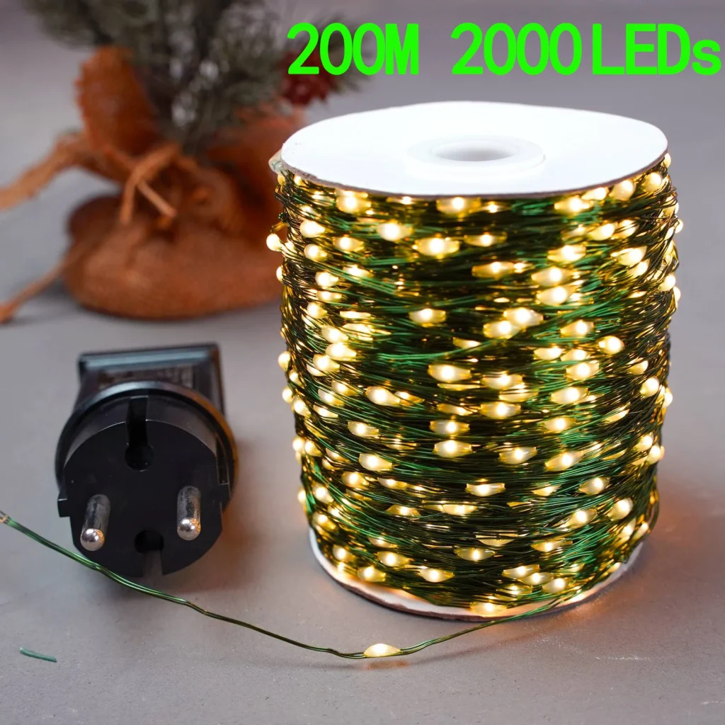 « Guirlande lumineuse imperméable, éclairage extérieur festif » – Test et Avis
