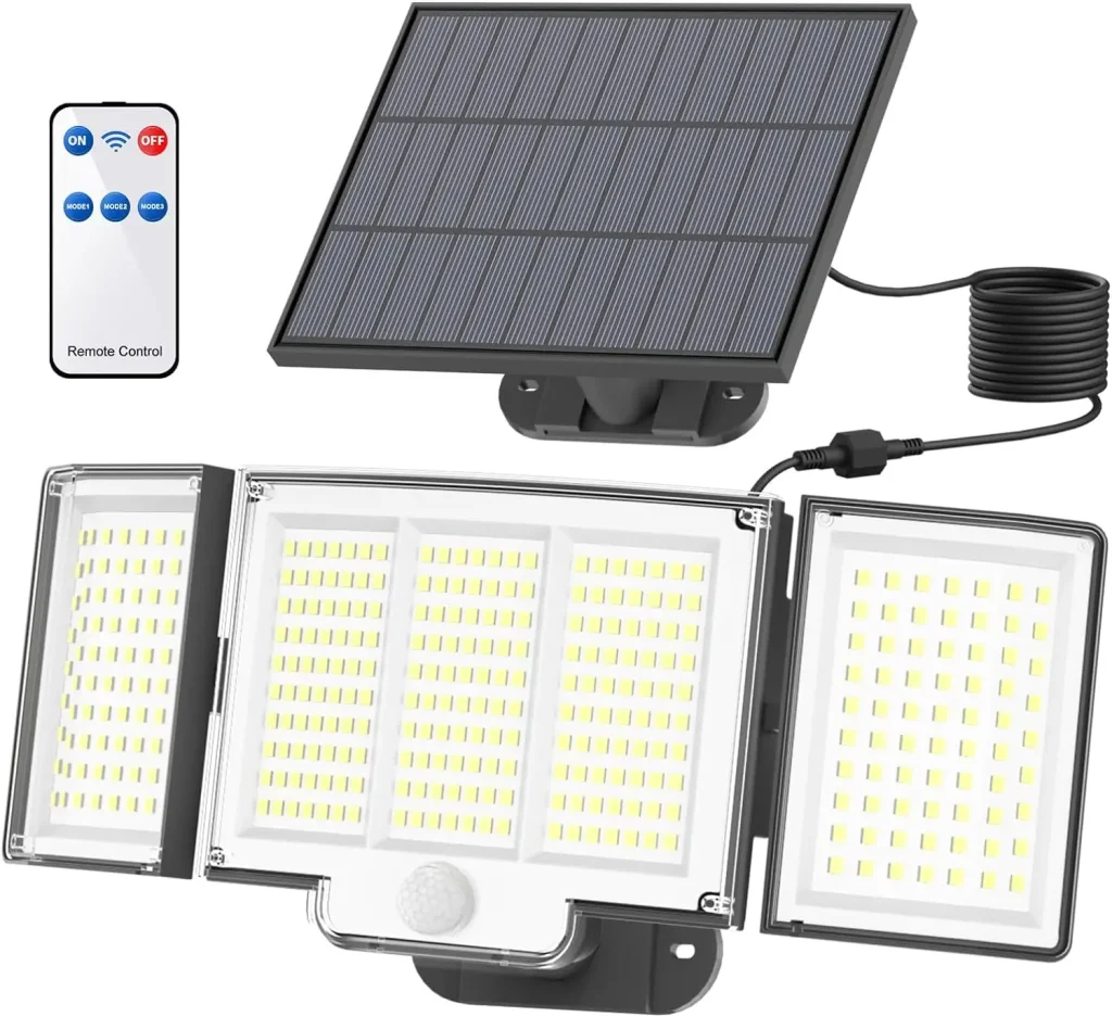 Lumière solaire extérieure super lumineuse. – Test et Avis