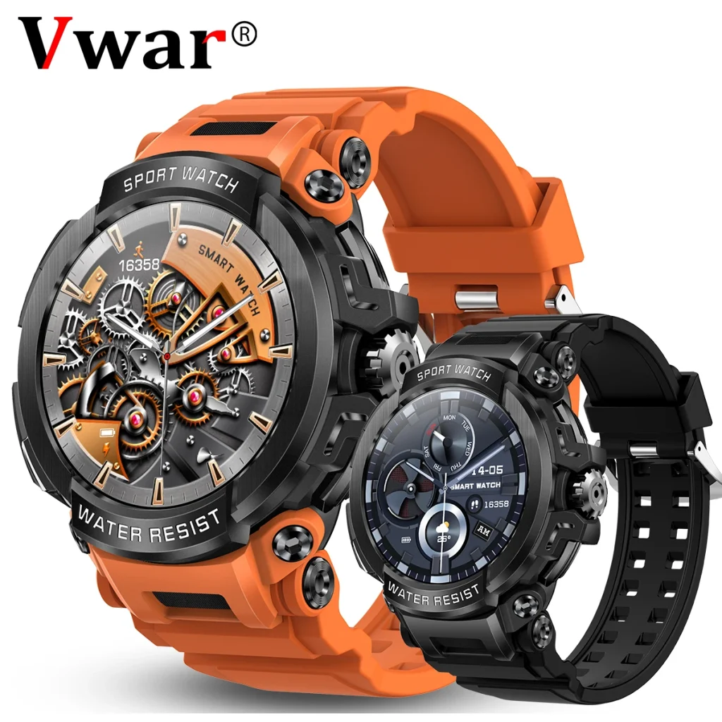 Montre intelligente sportive militaire homme 2023 – Test et Avis