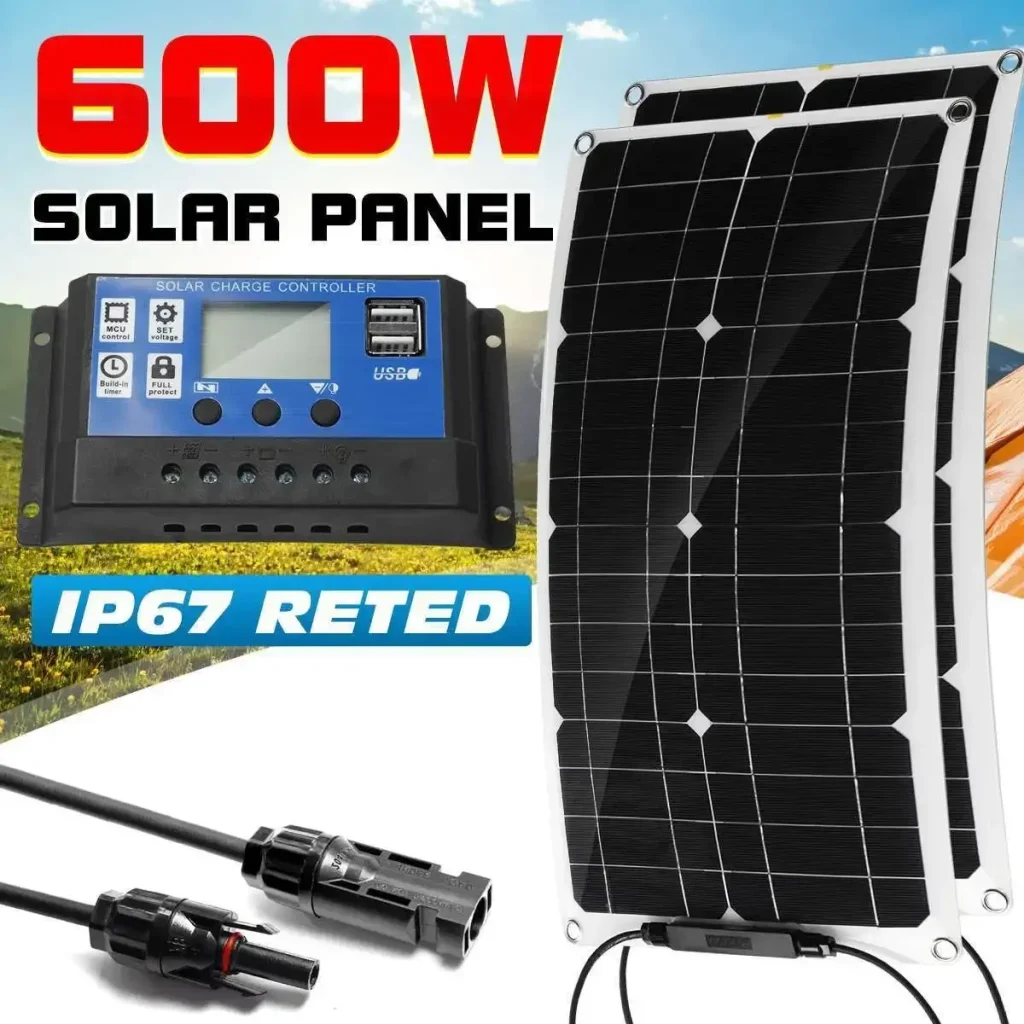 Panneau solaire flexible pour chargeur polyvalent. – Test et Avis