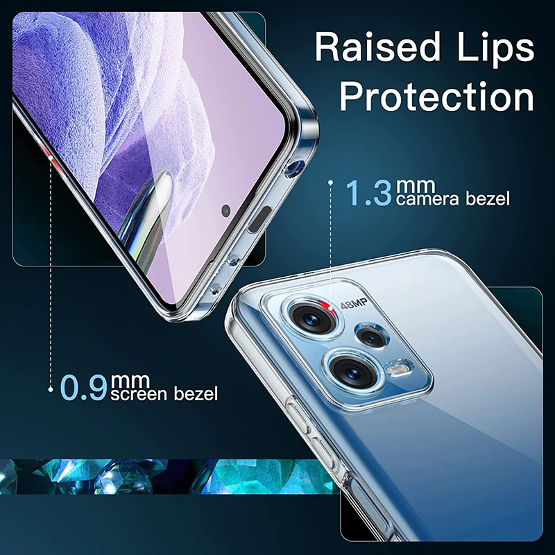 Coque en silicone transparente ultra fine pour Xiaomi