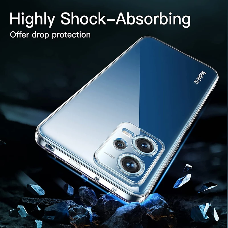 Coque en silicone transparente ultra fine pour Xiaomi